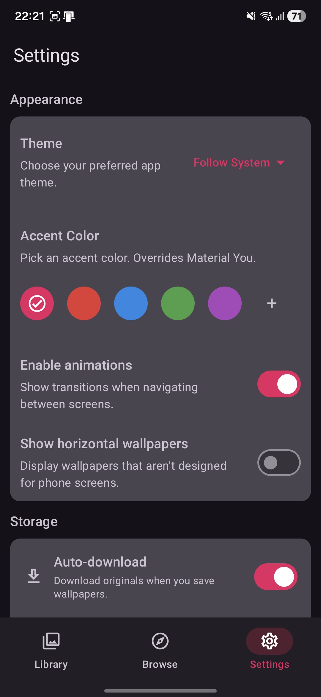 WallBase Settings Preview